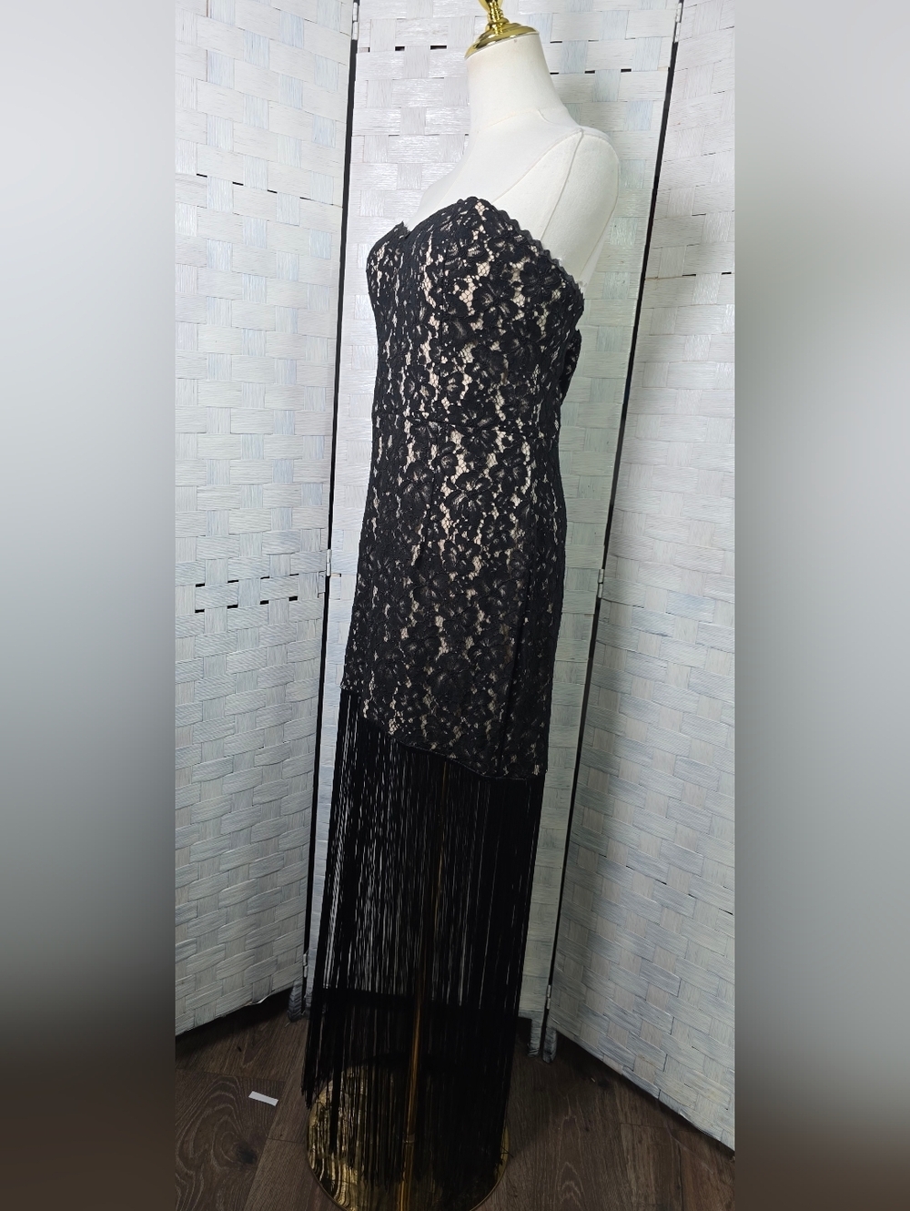 LULU'S Strapless Fringe Dress - Picture 4 of 10